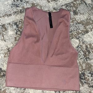 Urban Outfitters Deep V Crop